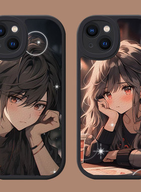 小红书情侣手机壳定制高级感适用iPhone17/16/15/14/13/112promax华为荣耀50proX20seVIVOS16OPPOReno789小米