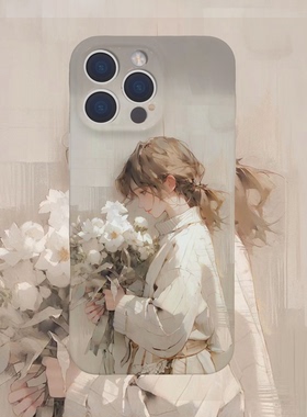 新款艺术情侣手机壳任意机型定制适用苹果16/15/14/113promax华为Pura70OPPOReno11小米14VIVOIQOOZ9荣耀300