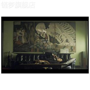 网红耕舍相作古内里歌川国芳大川端客厅浮世绘装饰画日式马三联挂