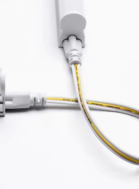 一体化灯管T5 T6 T8用三孔连接线30cm长度