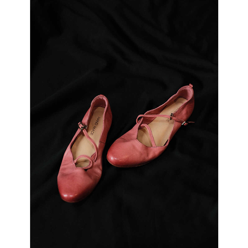 敦绿岛·情绪｜Emotion 四色粗跟一字带缠绕玛丽珍单鞋优雅单鞋