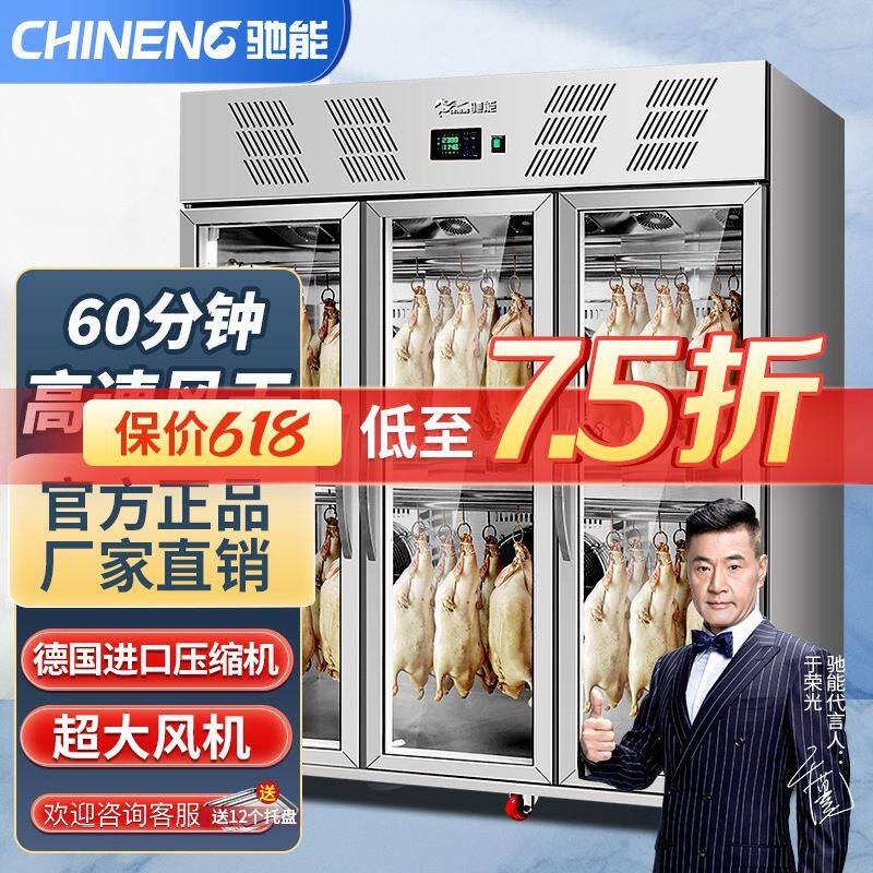 智能晾鸭柜挂肉商用烧鹅乳鸽烧腊晾胚展示柜风冷除湿风干柜保鲜柜
