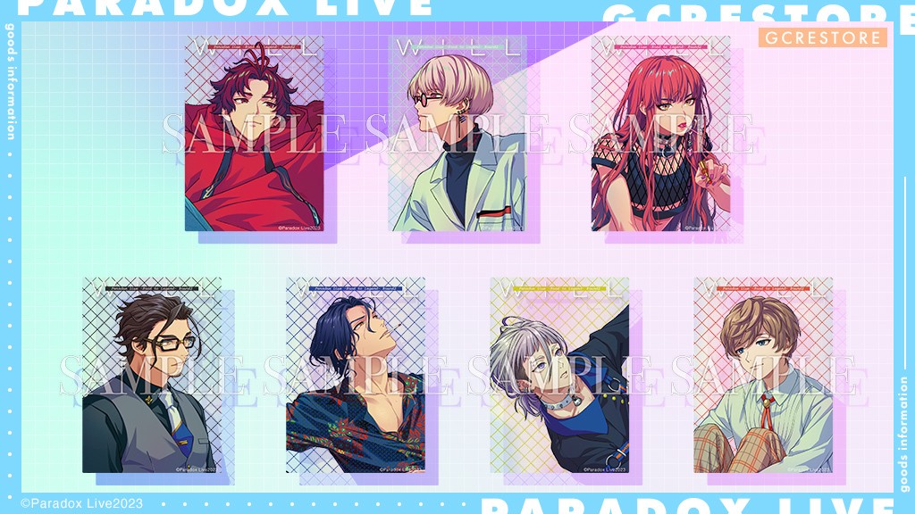 现货 Paradox Live PL WILL 全息图镭射闪透卡 周边