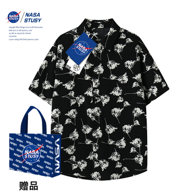 NASA官方进口美式潮牌短袖衬衫
