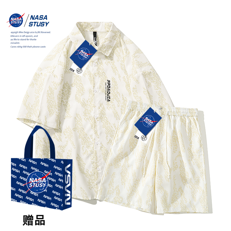 NASA官方进口美式潮牌休闲短裤