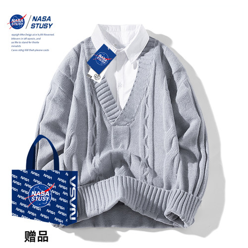 NASA官方进口美式潮牌毛衣