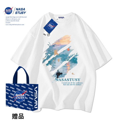 NASA官方进口美式潮牌短袖T恤
