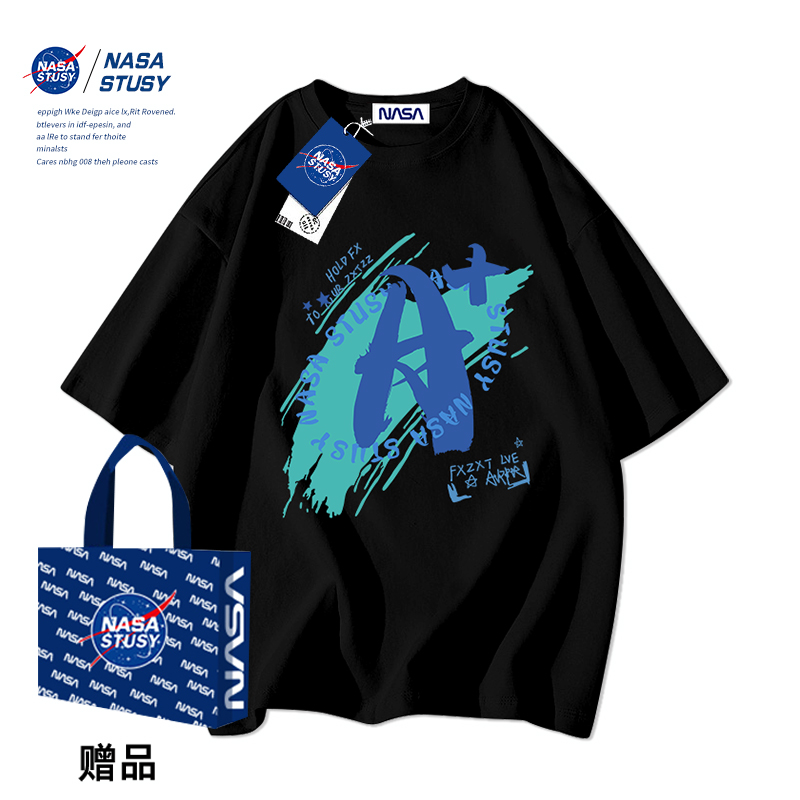 NASA官方进口美式潮牌短袖T恤