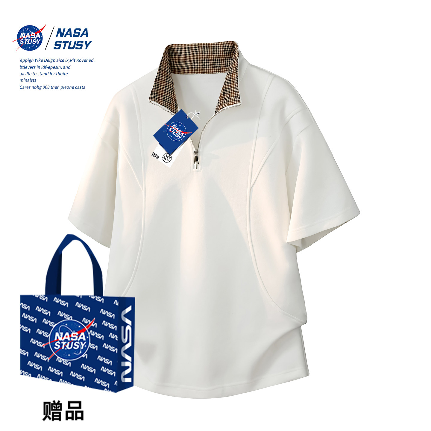 NASA官方进口美式潮牌短袖T恤图片