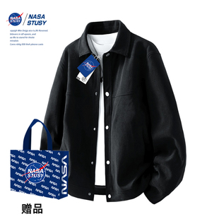 STUSY美式 情侣夹克工装 复古2026春秋装 男款 底特律外套 新款 NASA
