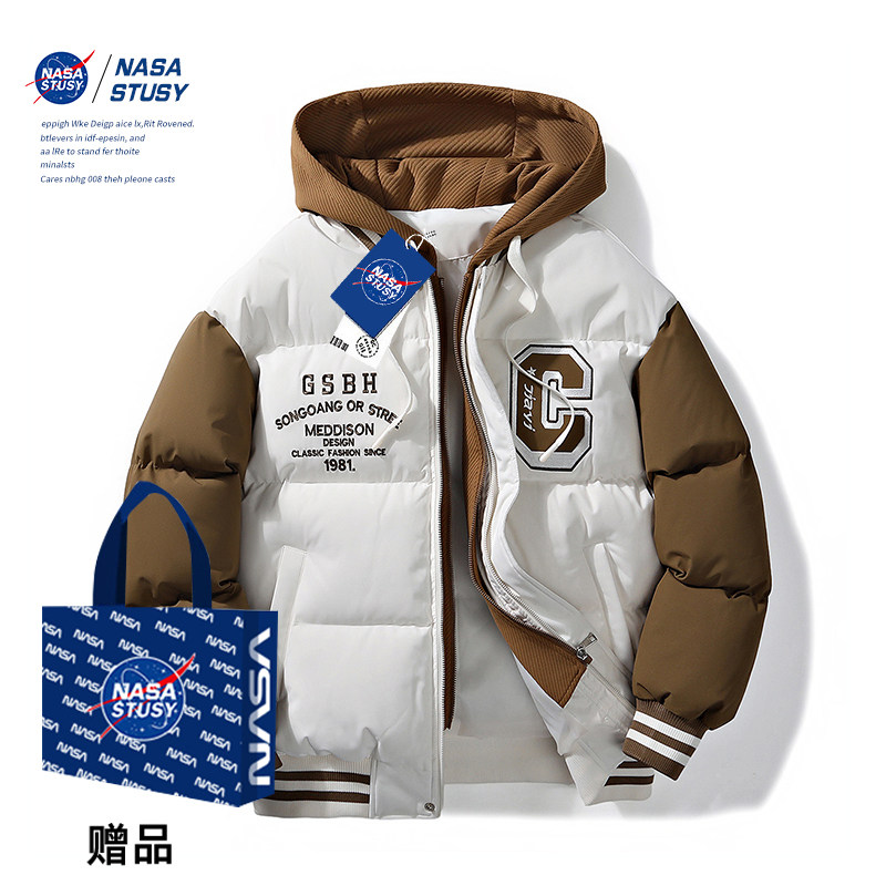 NASA官方进口美式潮牌棉衣外套