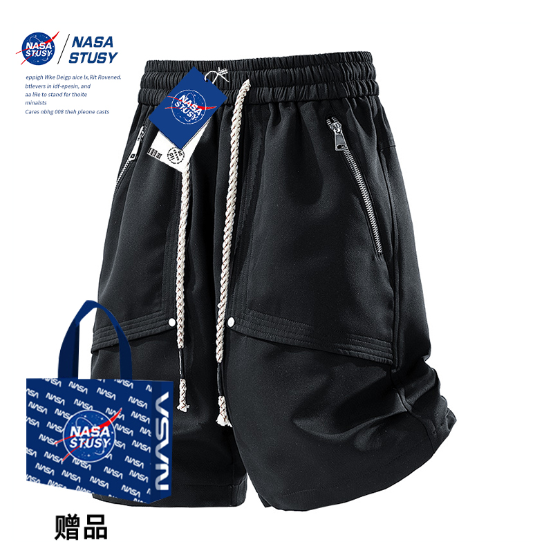 NASA官方进口美式潮牌休闲短裤