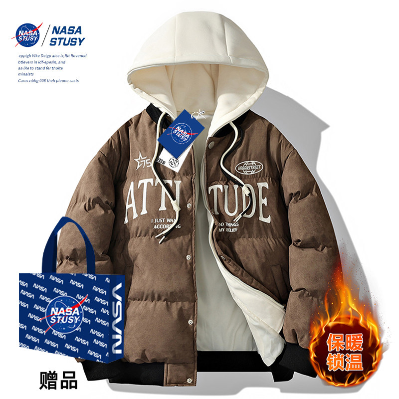 NASA官方进口美式潮牌棉衣外套