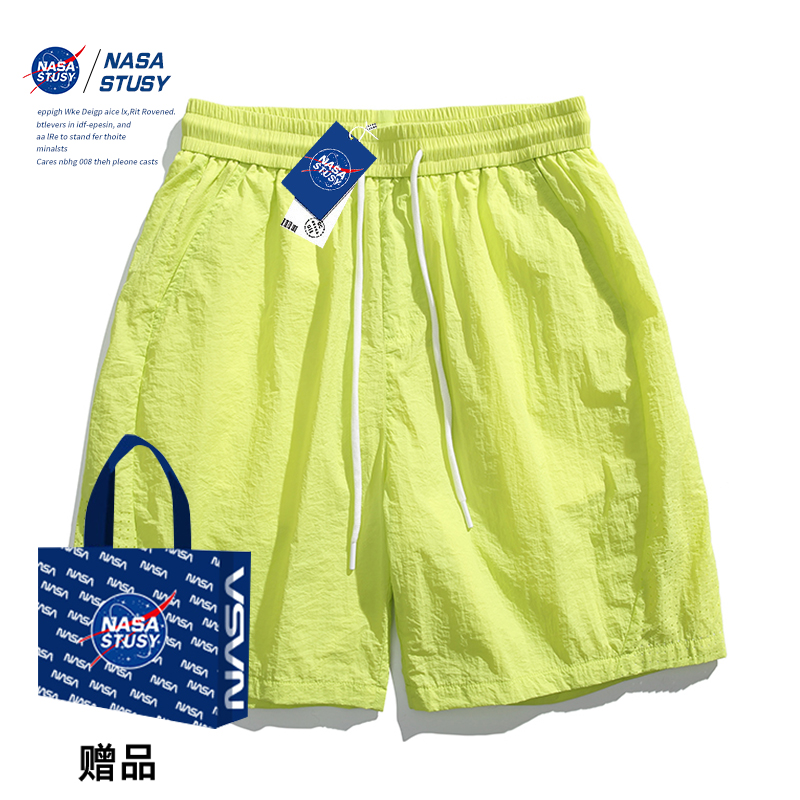 NASA官方进口美式潮牌休闲短裤