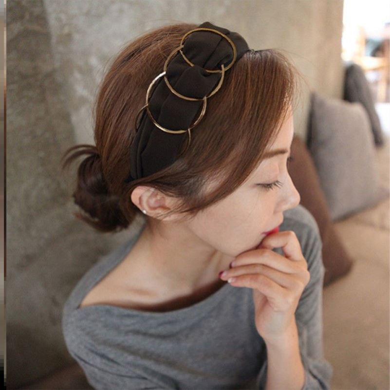 短发夏天神器留长发过渡期头箍夏季洗脸刘海碎发女宽边遮白发发箍