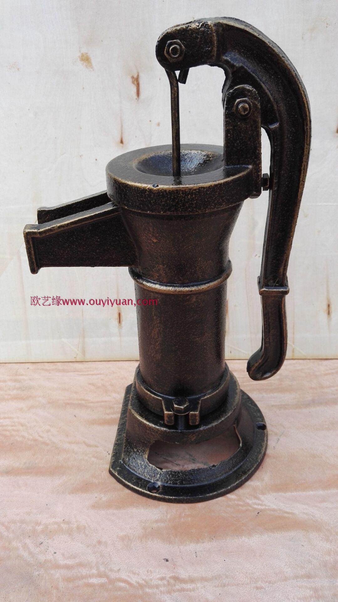 压水机井头家用水泵手动摇水泵小号幼儿园压水机花园水泵压水井头