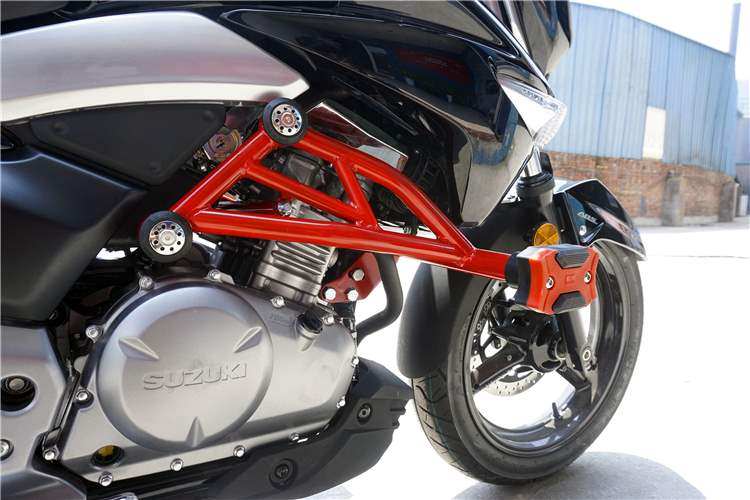 改装铃木gw适用骊驰国四保险杠250竞技前保险杠护杠防摔杠