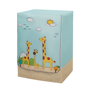 适用海尔统帅滚筒式10公斤全自动洗衣机防水罩子盖布防晒防尘套罩