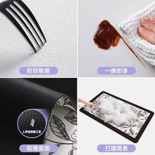 江大跨条境简约长厨房防滑脚地垫华纳绒家用防水防油垫可华纳绒00