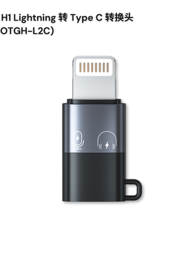 OTG H1 Lightning公转Type C母转换头PaintAudio