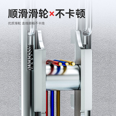 水电工单人辅助穿线器 坚固耐用省时省力手动拉线穿线