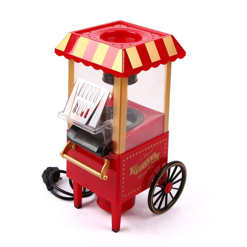 美规自动爆谷机老爷车爆米花机 小推车电动爆谷机popcorn machine