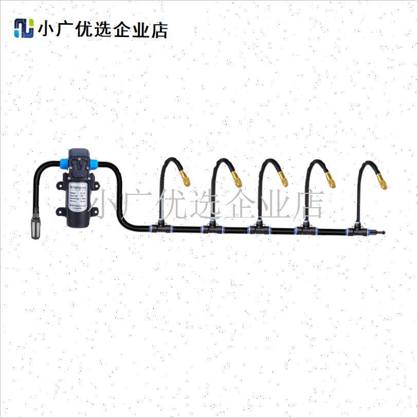 水泵喷雾器定时自动浇花s器万向喷头花园降温除尘喷药喷淋灌溉设\
