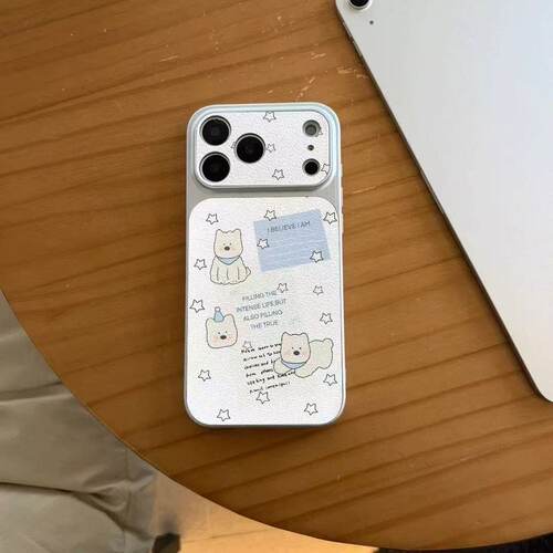 西高地苹果17手机壳新款小羊皮