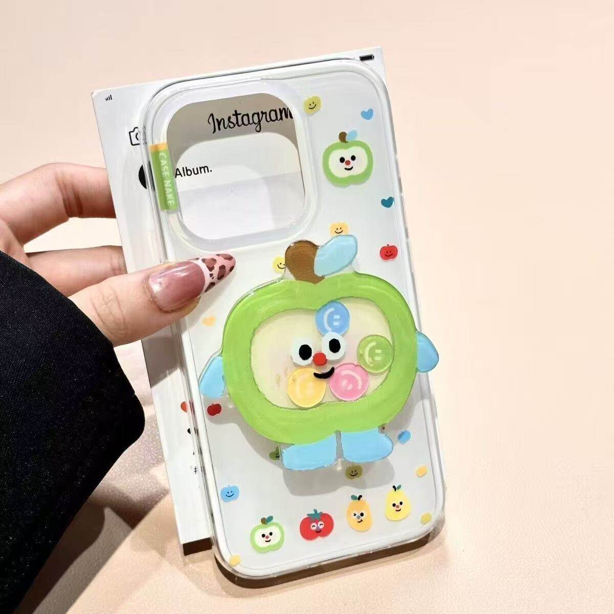 水果派对适用小米17promax手机壳新款苹果17保护套可爱女款华为pura80外壳vivox200pro防摔壳荣耀400个性15