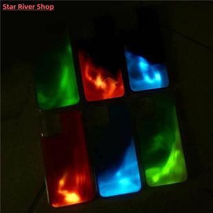 Luminous glow case iPhone quicksand liquid glitter phone for funda Pro gloss sand luxury