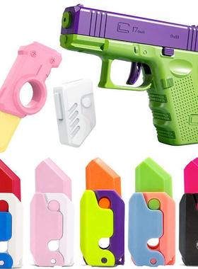 Upgrade Fidget Toys 3D Printing Carrot Knife Gun Sensory Fid