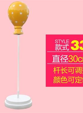 户外商场美陈玻璃钢仿真棒棒糖糖果热气球雕塑节日装饰景观大摆件