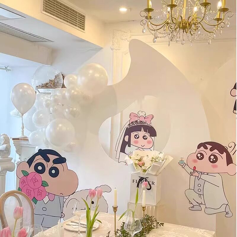 七夕节订婚求婚告白约会场景氛围布置背景板kt板迎宾牌仪式感装饰