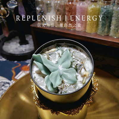 许愿手工蜡烛天然植物草药香薰