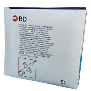 美国进口bd 381923一次性使用针尖回缩型静脉留置针22gx25mm