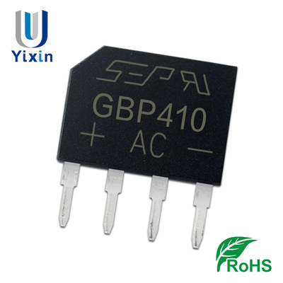 直营GBP410桥堆短脚4A1000VGBP