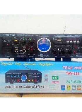TPUE-VINE AV-339 220V家用卡拉OK功放插卡FM功放机