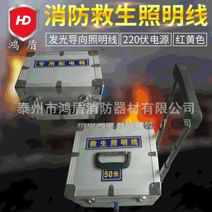 消防导向发光照明线 消防发光引路救生照明线插电式220伏电源