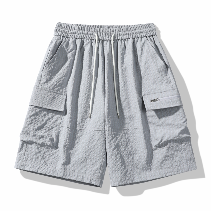 美式运动短裤男2025夏季轻薄潮流宽松休闲中裤子青少年工装五分裤