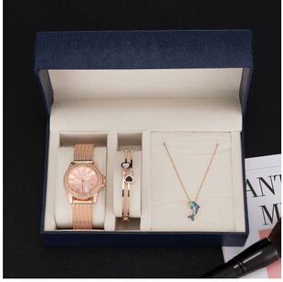 Watch Set Women Luxury Bracelet necklace gift for girlfriend