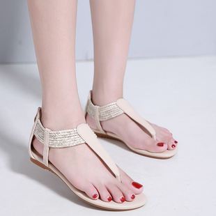 sandals toe women roman flip flop ladies summer beach sandal
