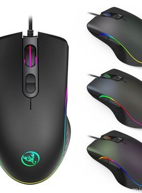HXSJ A867 RGB Backlit USB Wired Gaming Mouse Esports Deskto