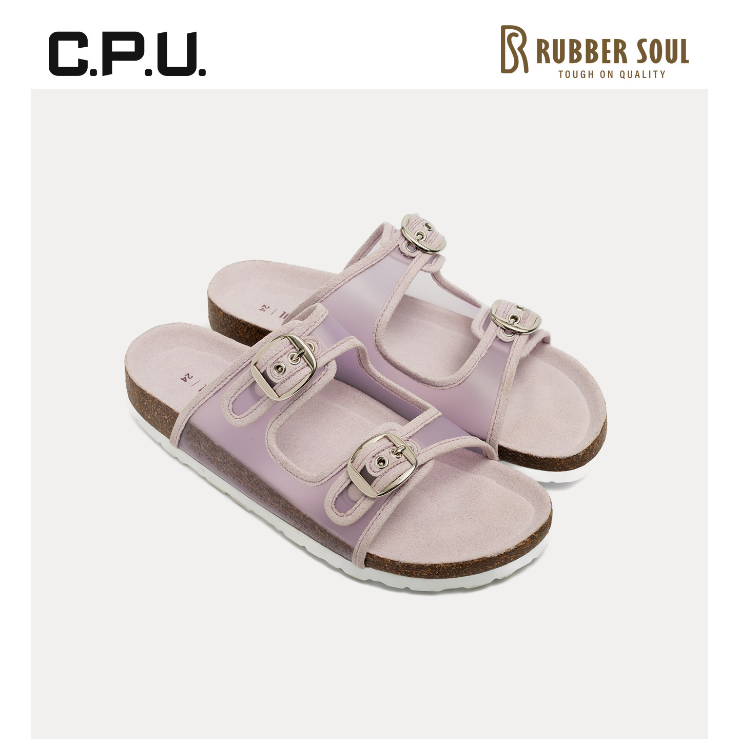 RubberSoul新款勃肯水松木凉拖