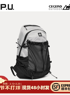CPU男女轻量尼龙双肩包户外露营机能背包防泼水旅行大容量书包CG