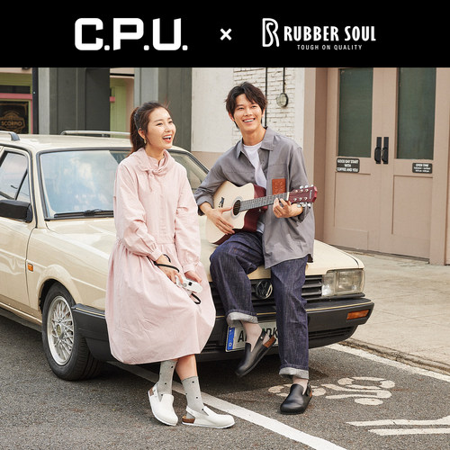 RUBBERSOUL软木勃肯半包凉鞋