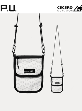 CEGERO轻量便携多层小包斜挎包男女同款时尚折叠零钱包手机包CG