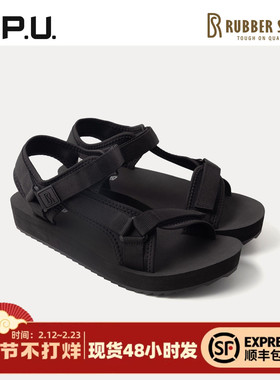CPU 男款户外沙滩凉鞋轻便休闲平跟夏天防水外穿沙滩徒步鞋RO