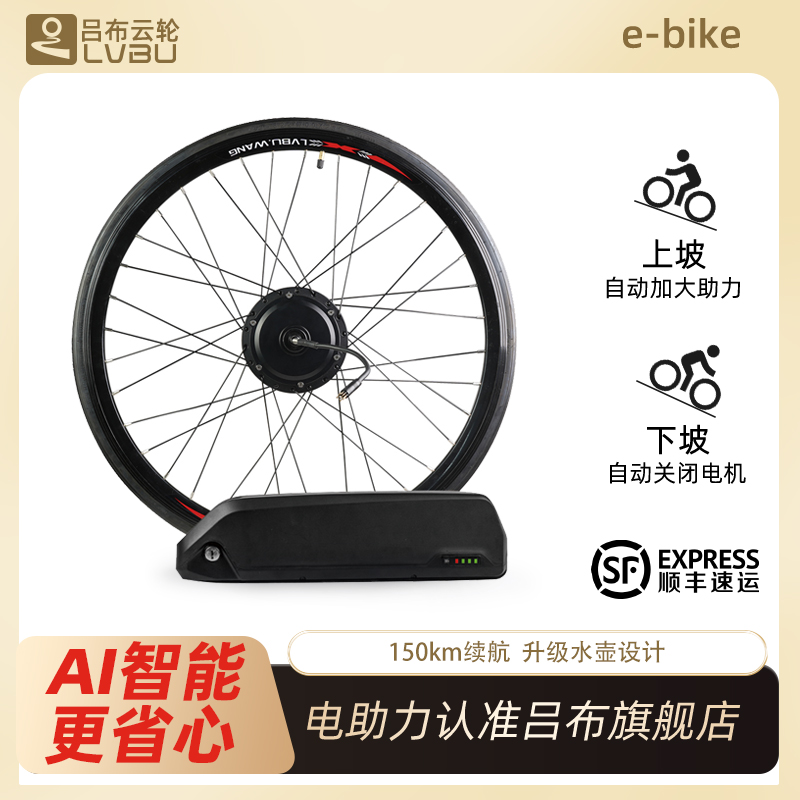 吕布自行车改电助力器改装加装