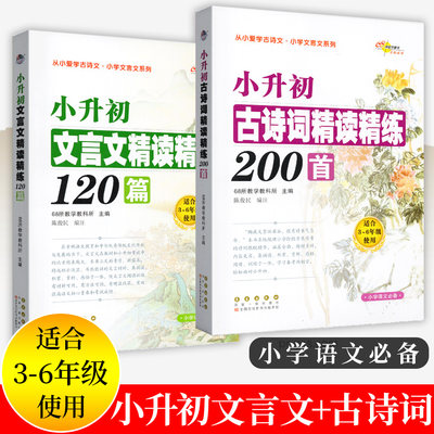 68所小升初古诗词精读练20