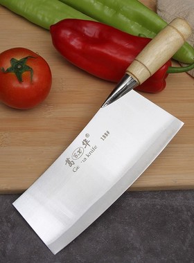 正品葛华免磨家用切片刀菜刀具切肉刀厨房刀不锈钢刀中式轻巧鱼刀